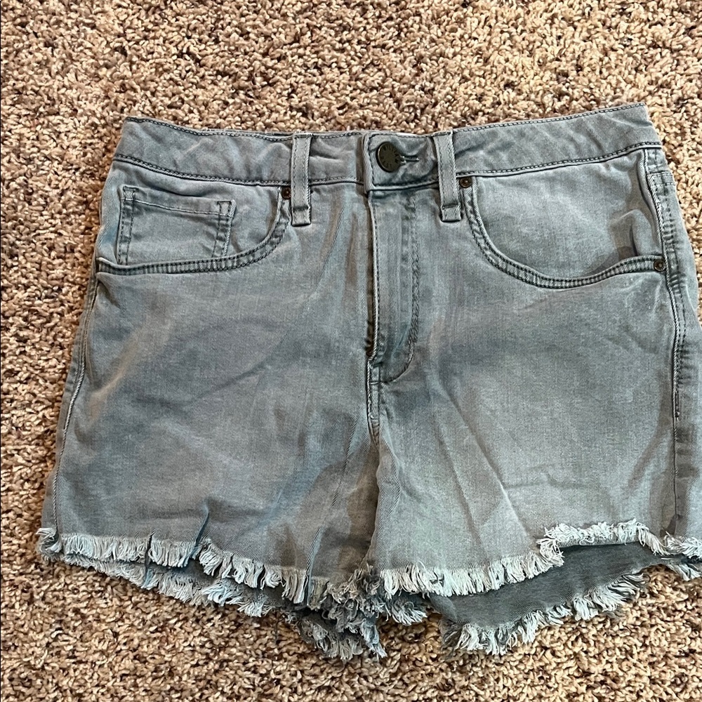 William Rast Light Gray Jean Shorts